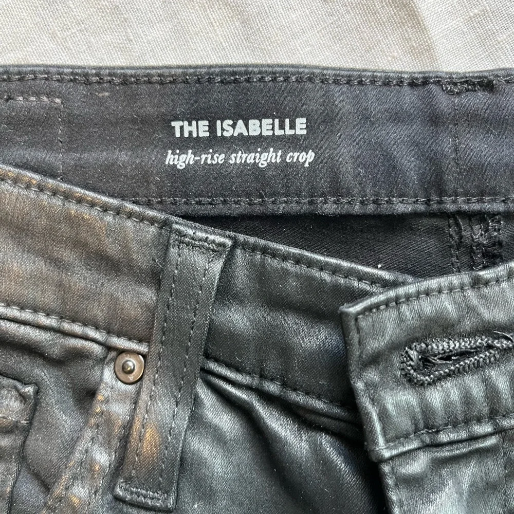Adriano Goldschmidt “The Isabelle” Faux black leather. Size 29R